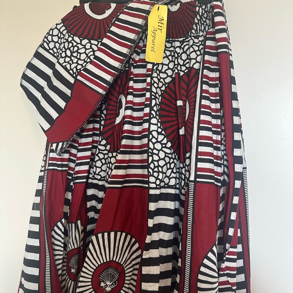 Red and Black Women's Skirt